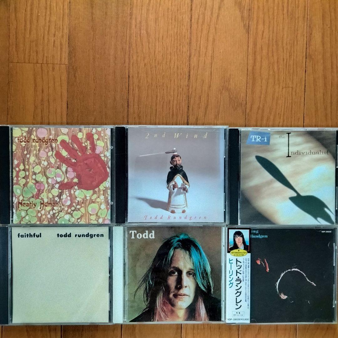 TODD RUNDGREN　トッド・ラングレンCD albumアルバム 6枚