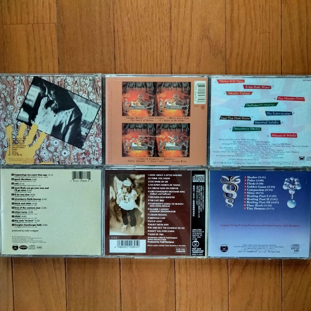TODD RUNDGREN　トッド・ラングレンCD albumアルバム 6枚