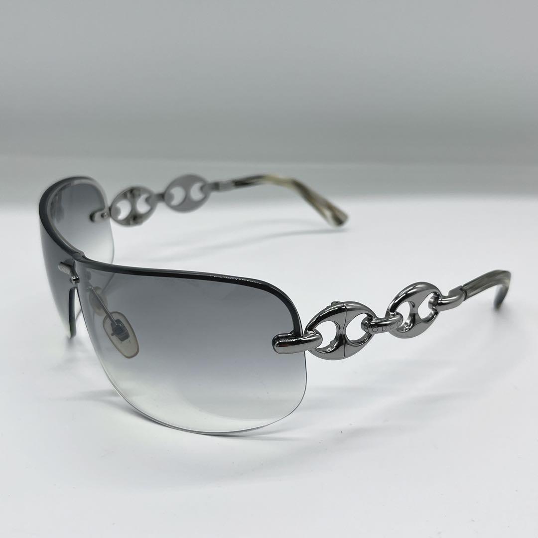 GUCCI sunglasses y2k archive リムレス チェーン