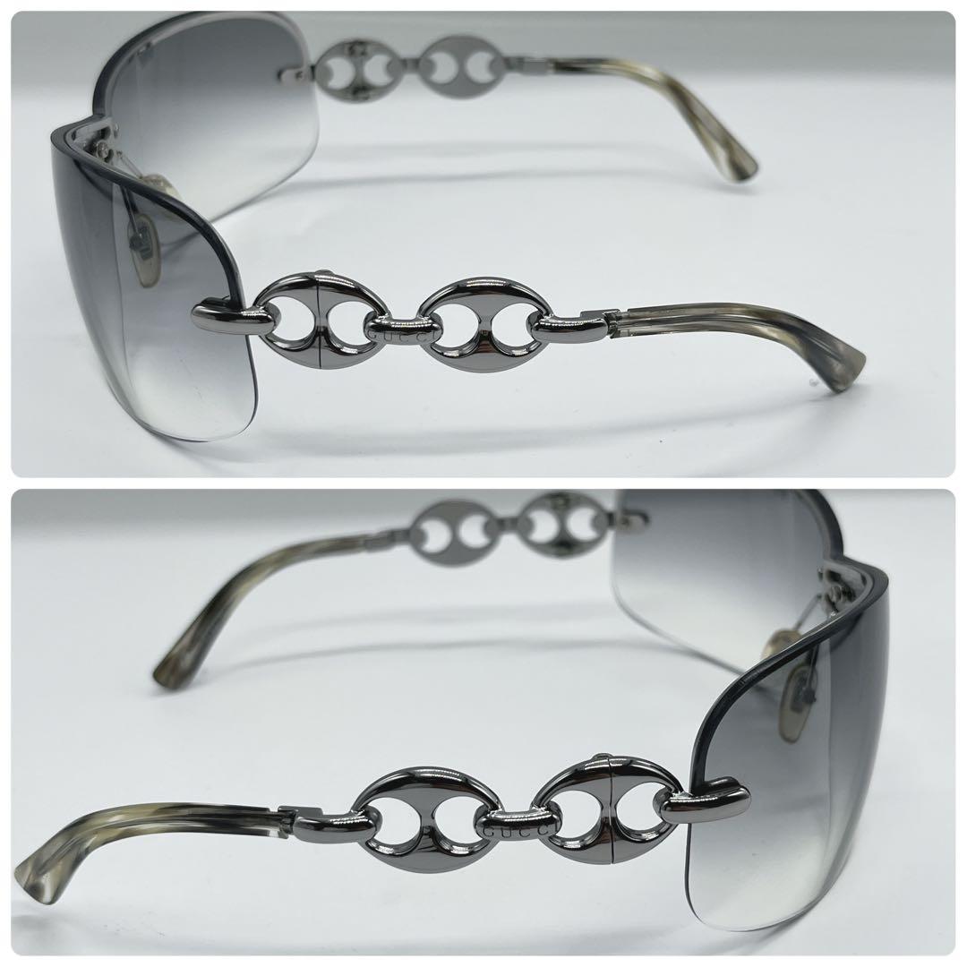 GUCCI sunglasses y2k archive リムレス チェーン