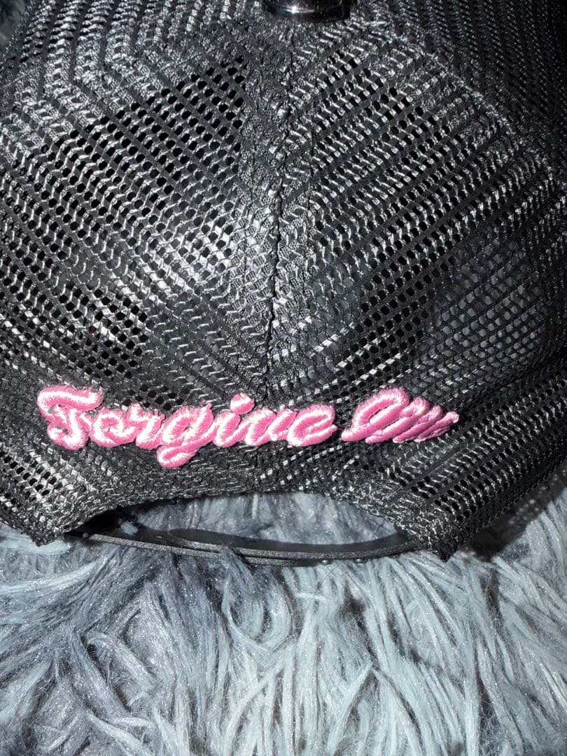 あれから　syna world メッシュキャップ　パープルロゴ