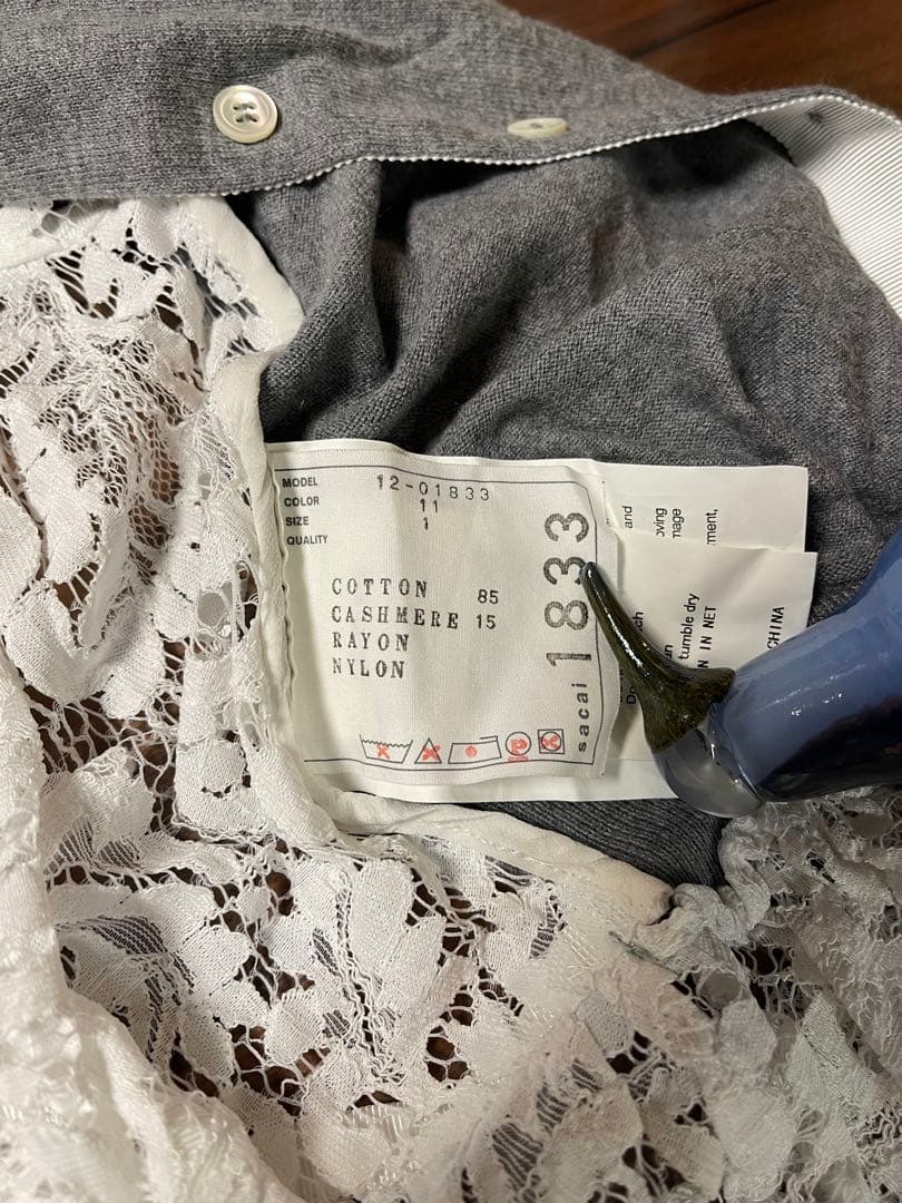 トップス sacai 12-01833