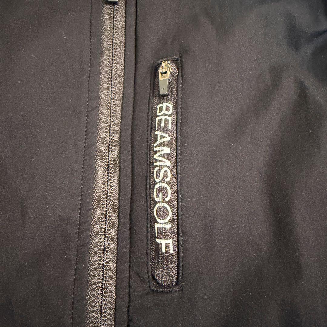【極美品】BEAMS GOLF ノーカラージャケット ブルゾン ゴルフウェア