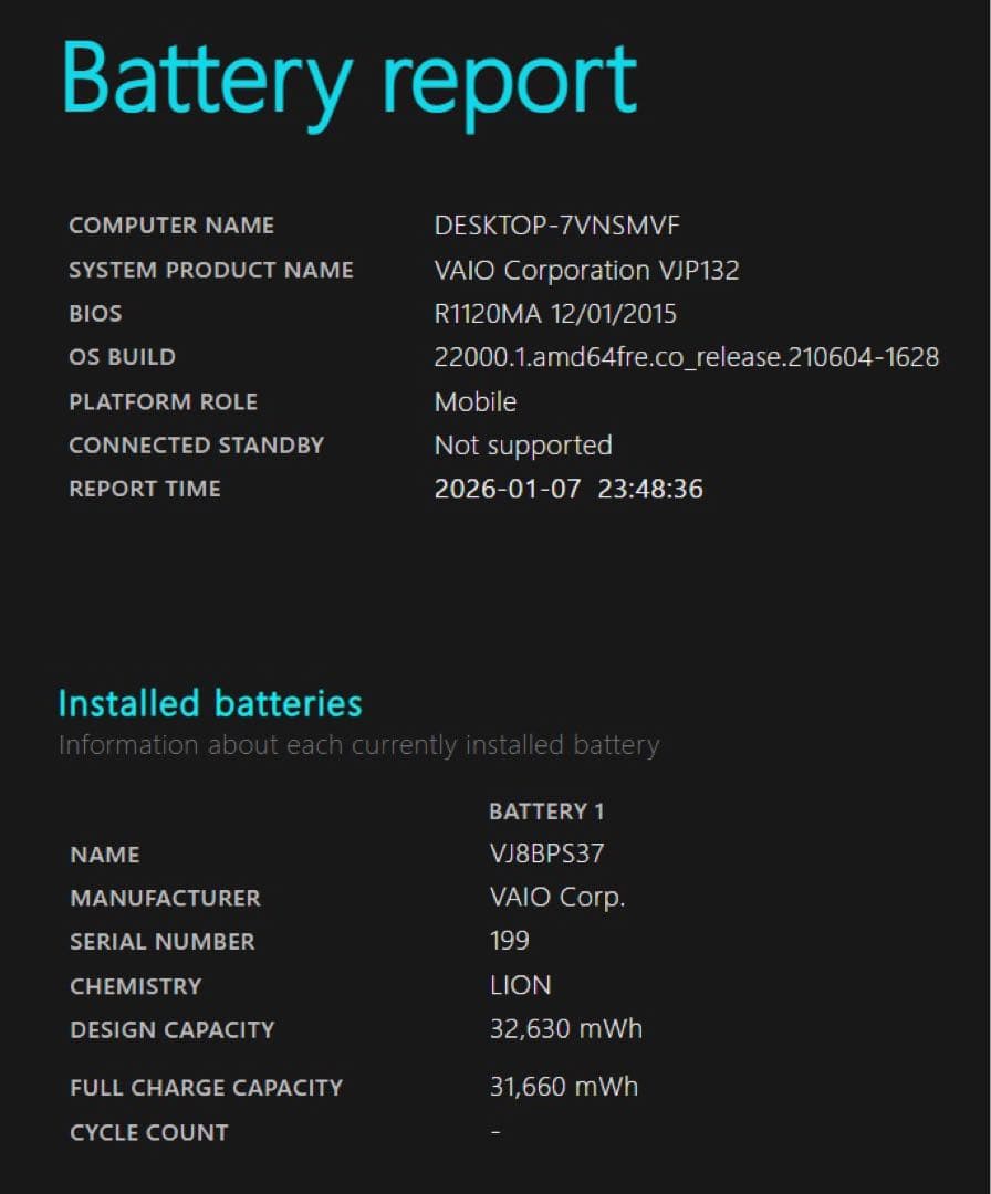 Windowsノート本体 VAIO Pro 13 mk2