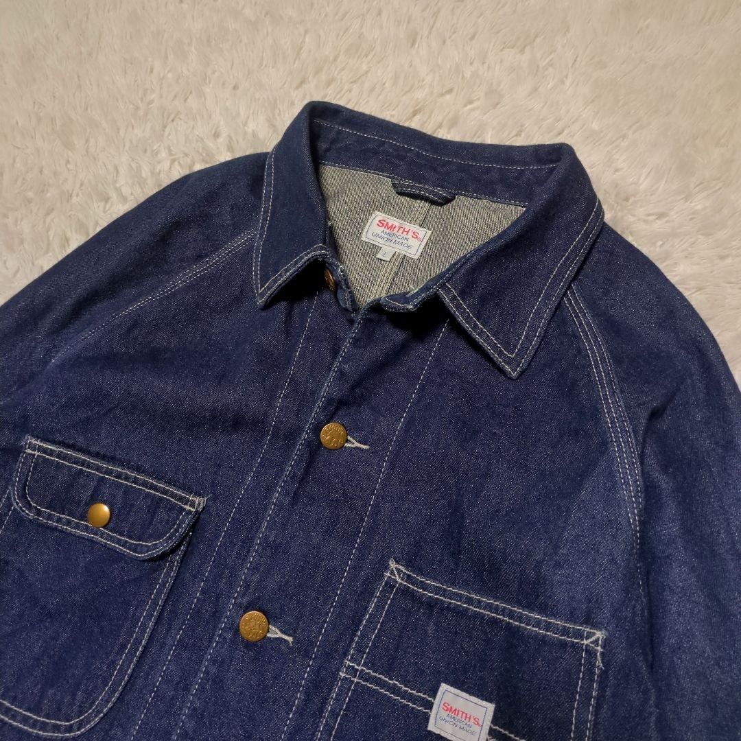 極美品！SMITH'S AMERICAN　デニムカバーオール　L　金ボタン