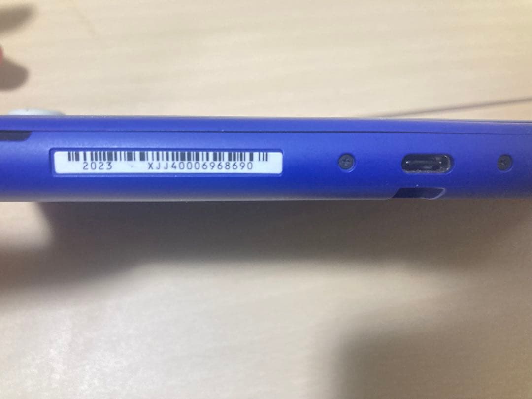 訳あり　Nintendo Switch Lite ブルー　本体　箱、充電器付き
