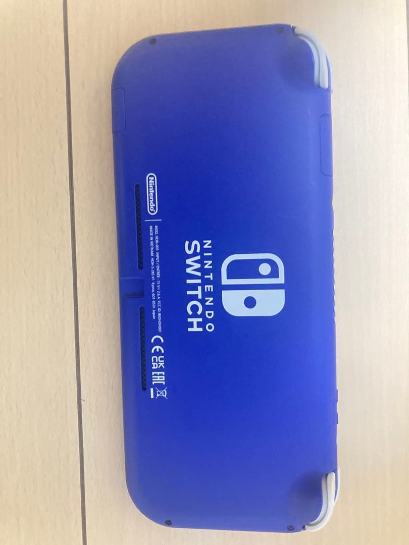 訳あり　Nintendo Switch Lite ブルー　本体　箱、充電器付き