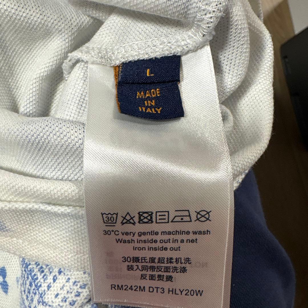 M*a様 LOUIS VUITTON モノグラム ロゴ カットソー Tシャツ L