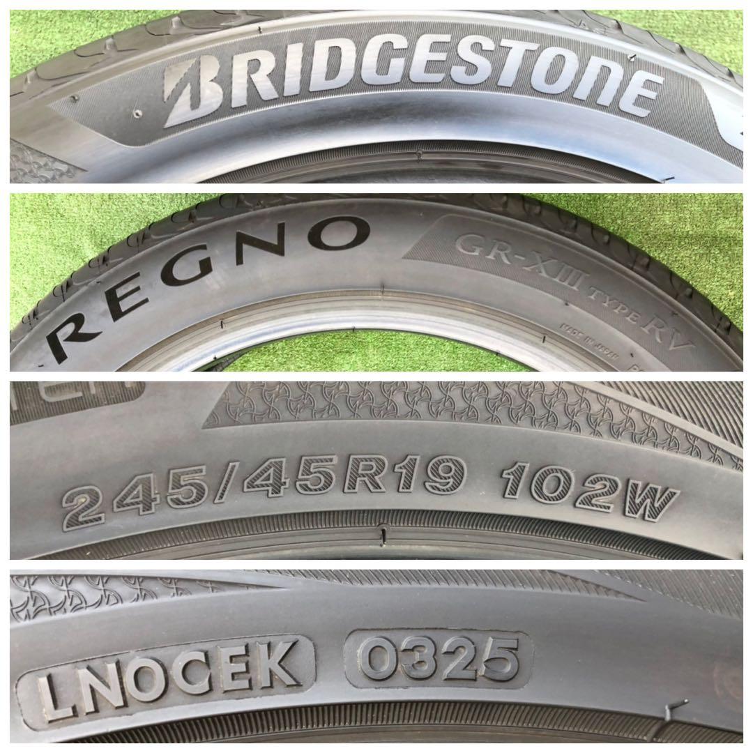 245/45 R19 BRIDGESTONE REGNO GR-XIIi、25年