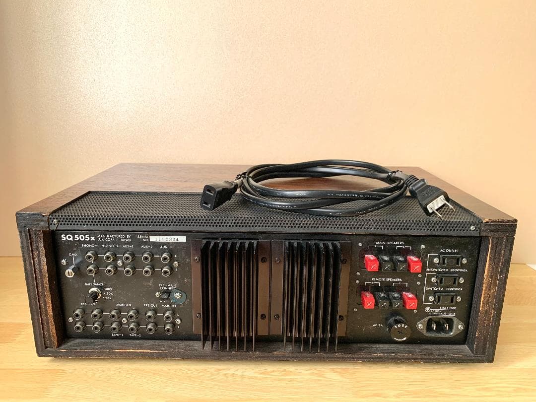 【フルレストア品】LUXMAN ラックスマン プリメインアンプ 505X