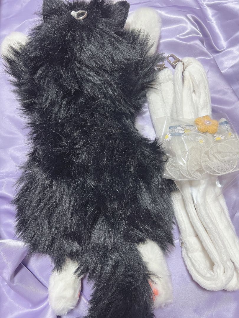 値下げ中 黒猫 ぬいぐるみ リュック メインクーン