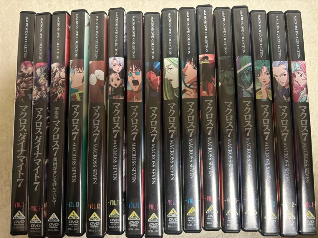 マクロス7 DVD全巻セットTV全巻＋劇場版＋ダイナマイト7FireBomber