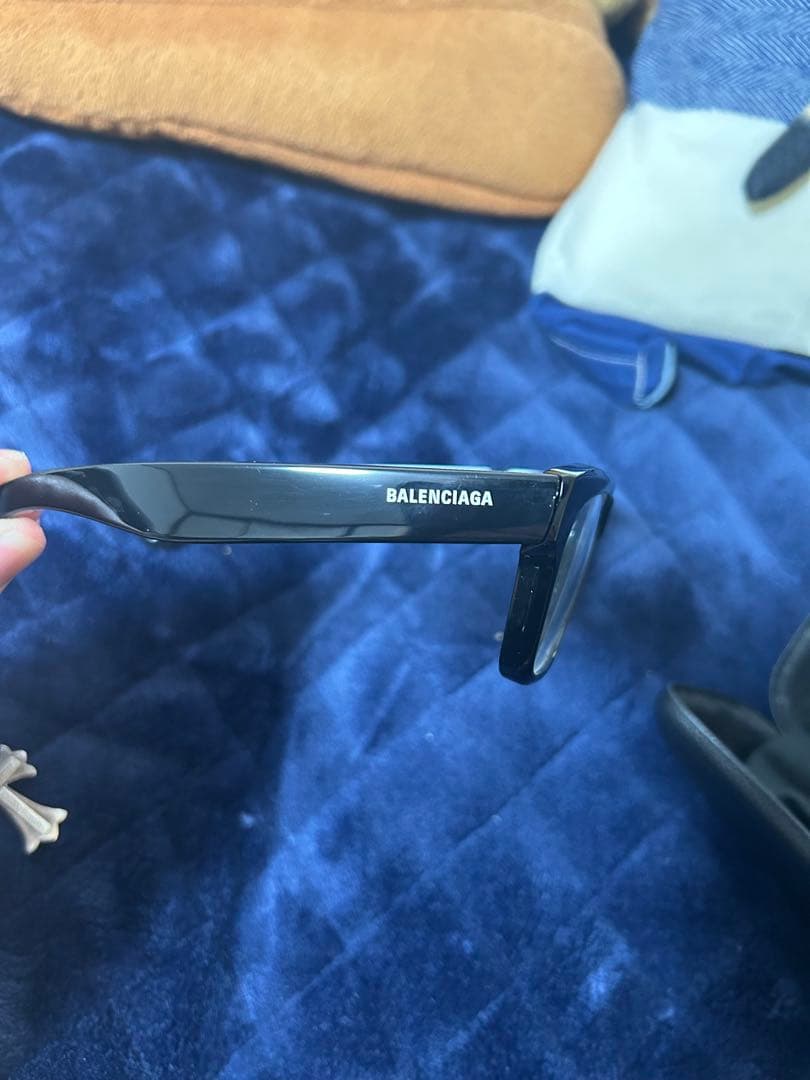 む*ぅ様 BALENCIAGA メガネ ウェリントン型