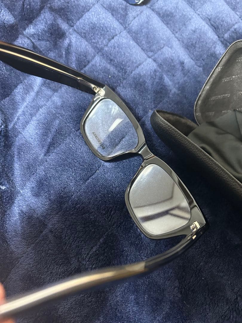 む*ぅ様 BALENCIAGA メガネ ウェリントン型