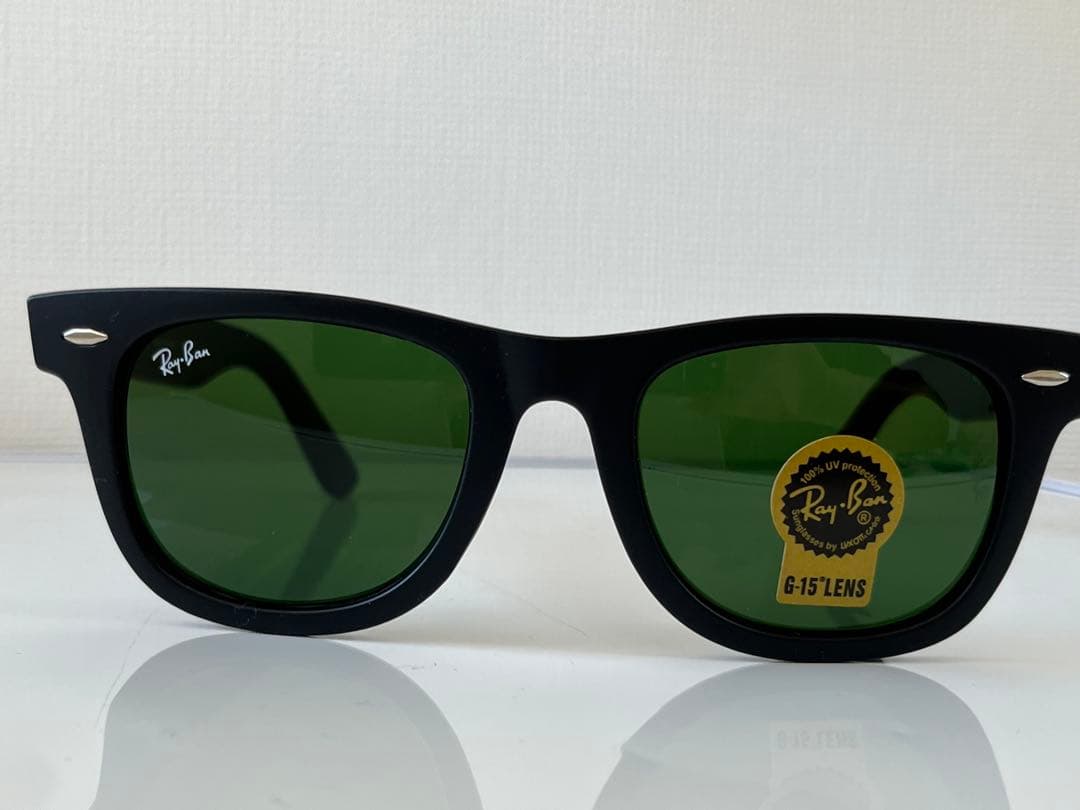 Ray•Ban　ウェリントン　ブラックレンズ　サングラス　未使用品　付属品あり