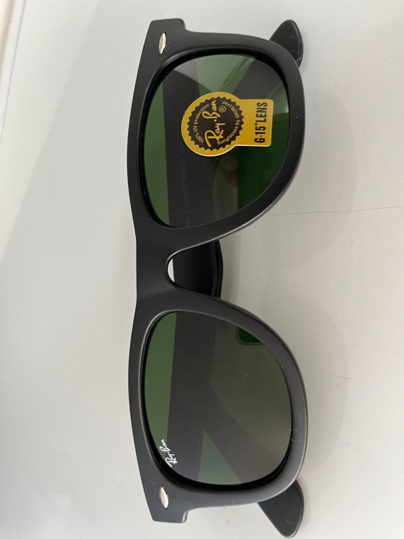 Ray•Ban　ウェリントン　ブラックレンズ　サングラス　未使用品　付属品あり