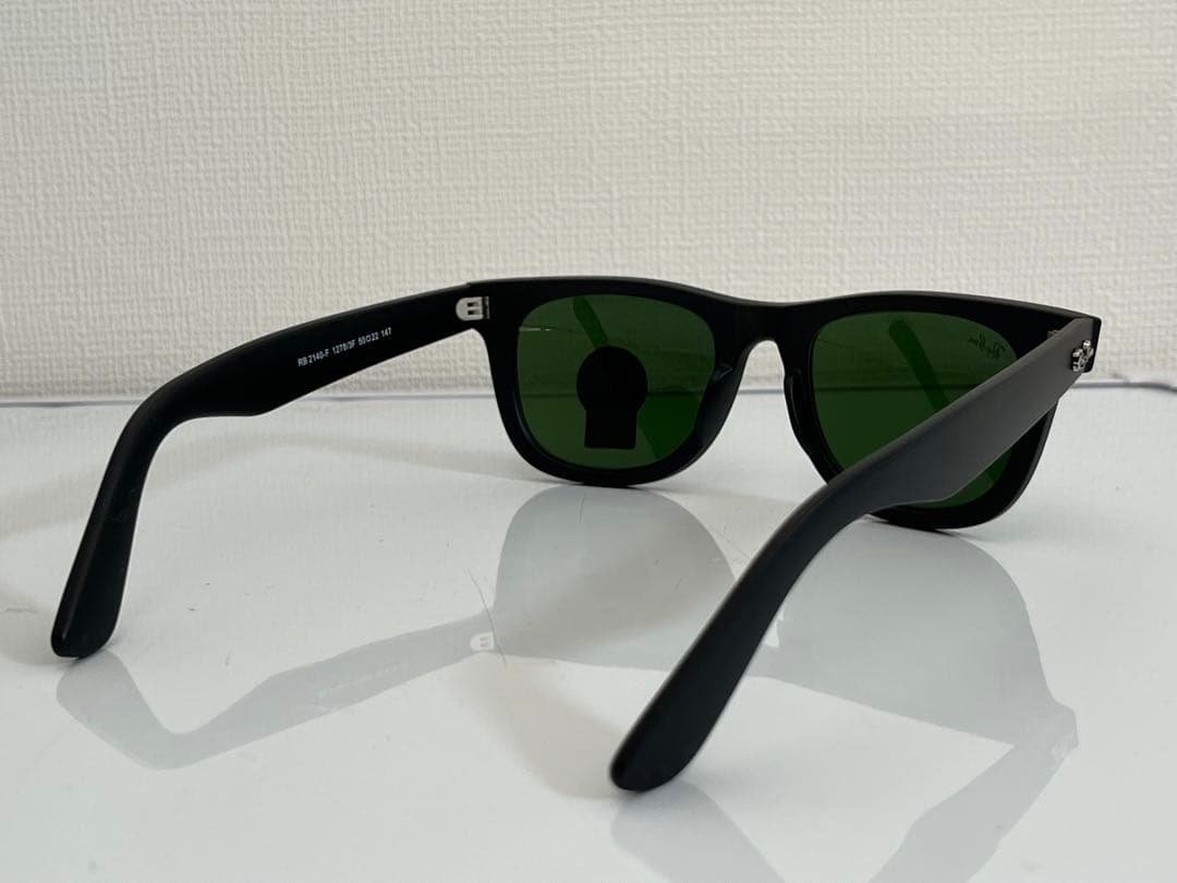 Ray•Ban　ウェリントン　ブラックレンズ　サングラス　未使用品　付属品あり