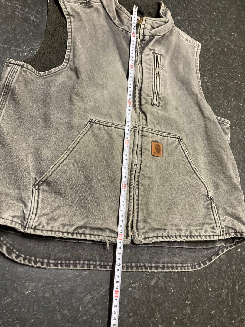 Carhartt ダックベスト L 人気グレー