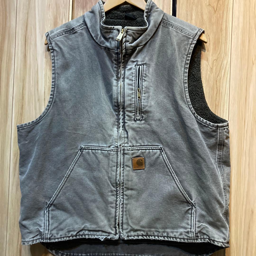 Carhartt ダックベスト L 人気グレー