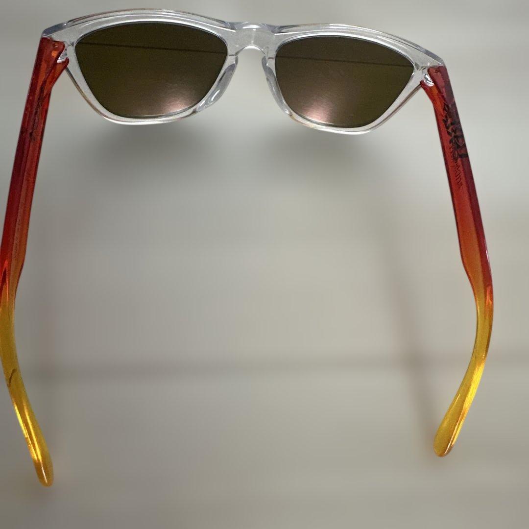 Oakley サングラス クリアフレーム オレンジレンズ