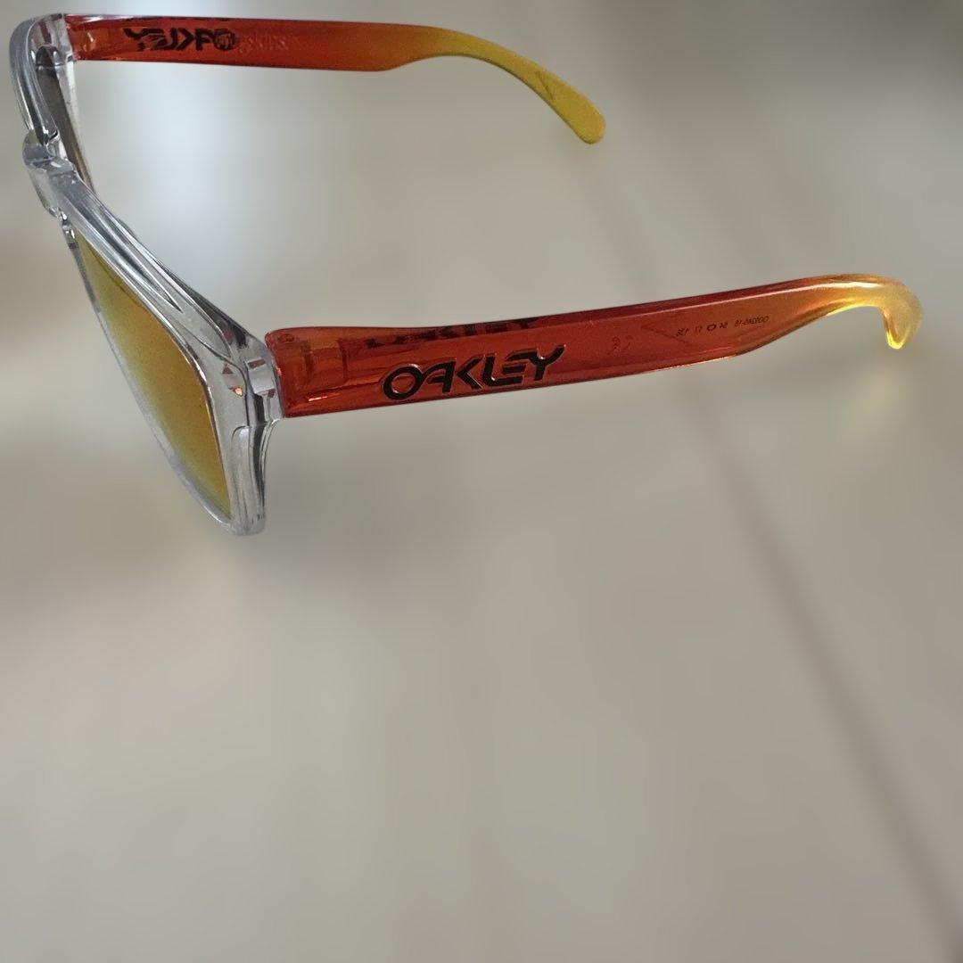 Oakley サングラス クリアフレーム オレンジレンズ