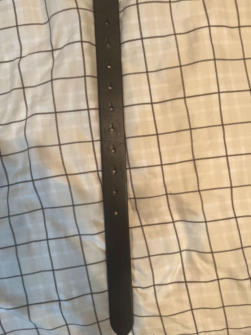 『OY/オーワイ』LOGO LEATHER BELT2/ロゴ レザー ベルト2