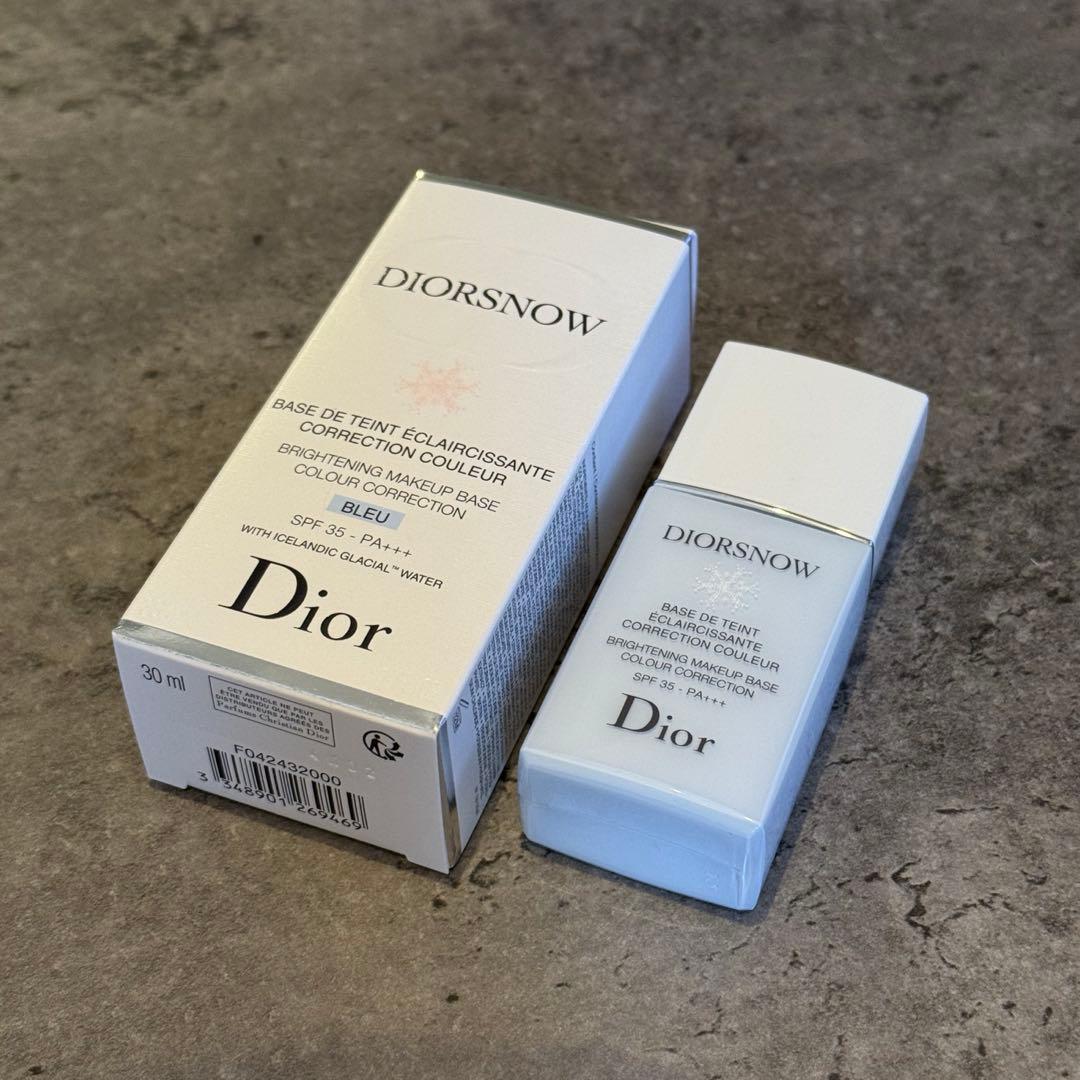 新品未使用 ディオール スノー メイクアップベース 30ml ブルー Dior