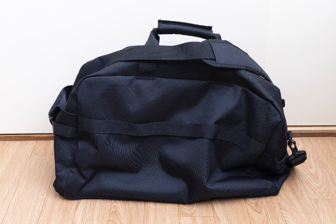 無印良品 MUJI 撥水ボストンバッグ 黒