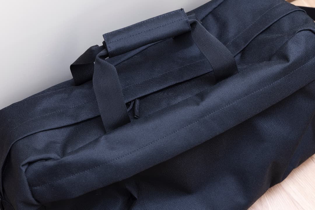 無印良品 MUJI 撥水ボストンバッグ 黒
