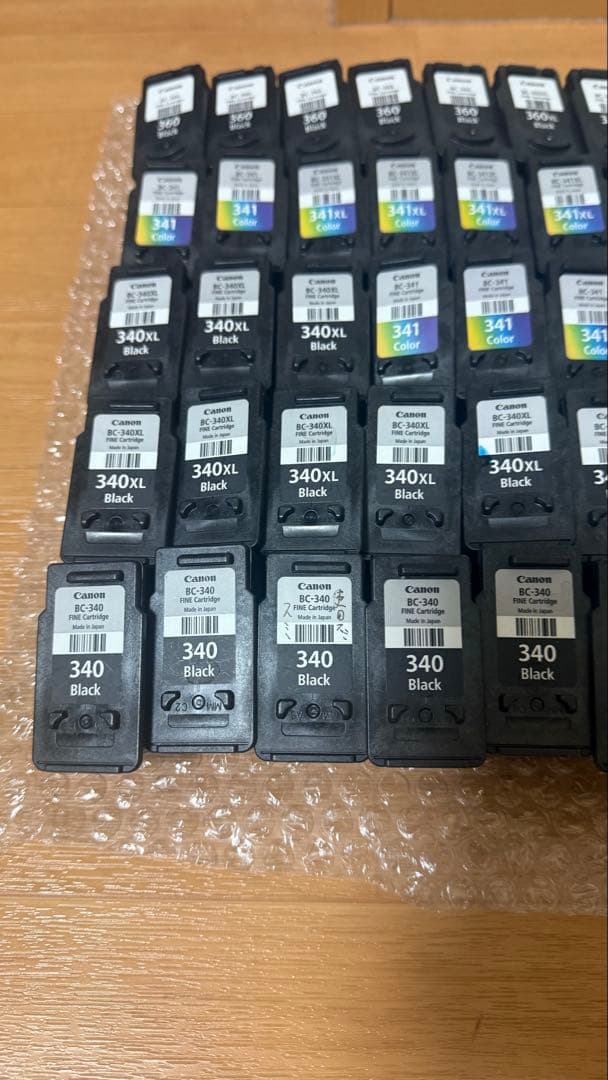 Canon 純正使用済インクカートリッジ70個-4