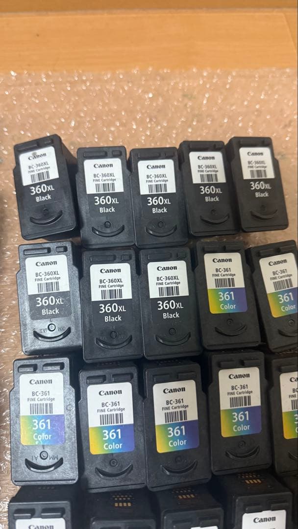 Canon 純正使用済インクカートリッジ70個-4