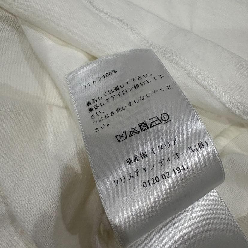 ディオール シグネチャー ロゴTシャツ ホワイト L