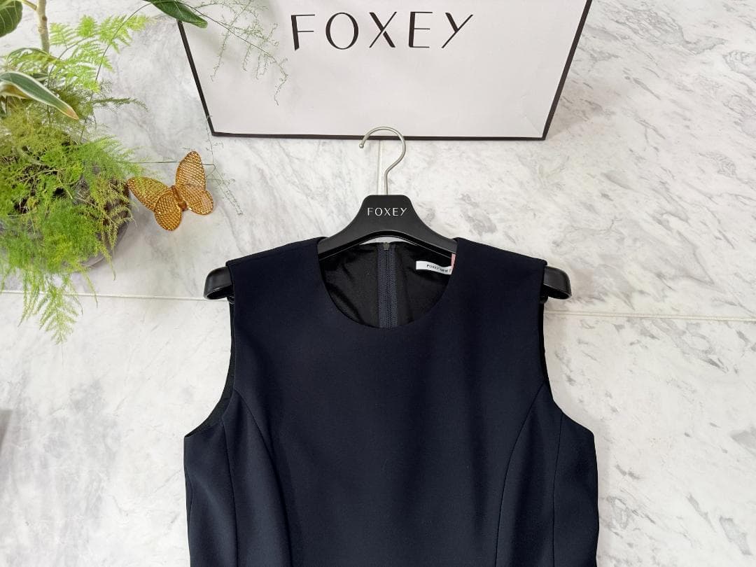 ゆきえ★22年掲載商品★FOXEYフォクシー リンナドレス ワンピース38