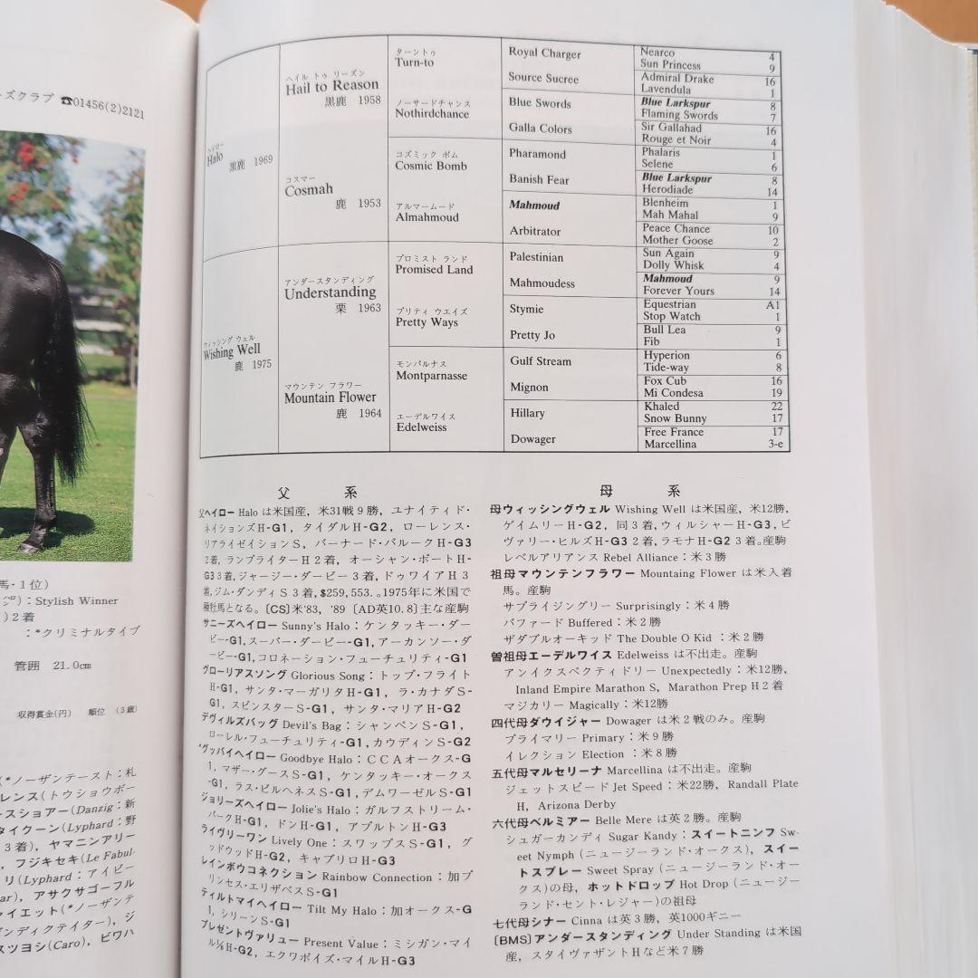 【値下げしました】日本の種牡馬録７　1995年版