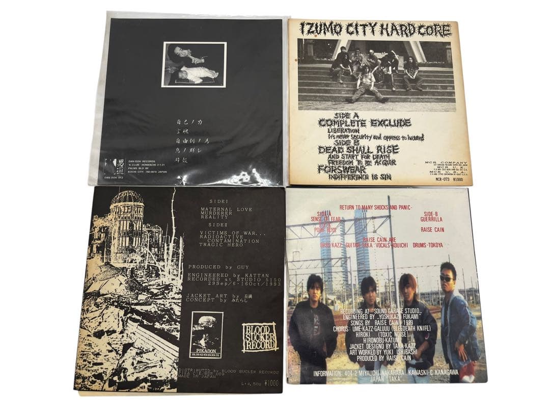 15枚 ジャパニーズ ハードコア パンク レコード LP セット ジャパコア