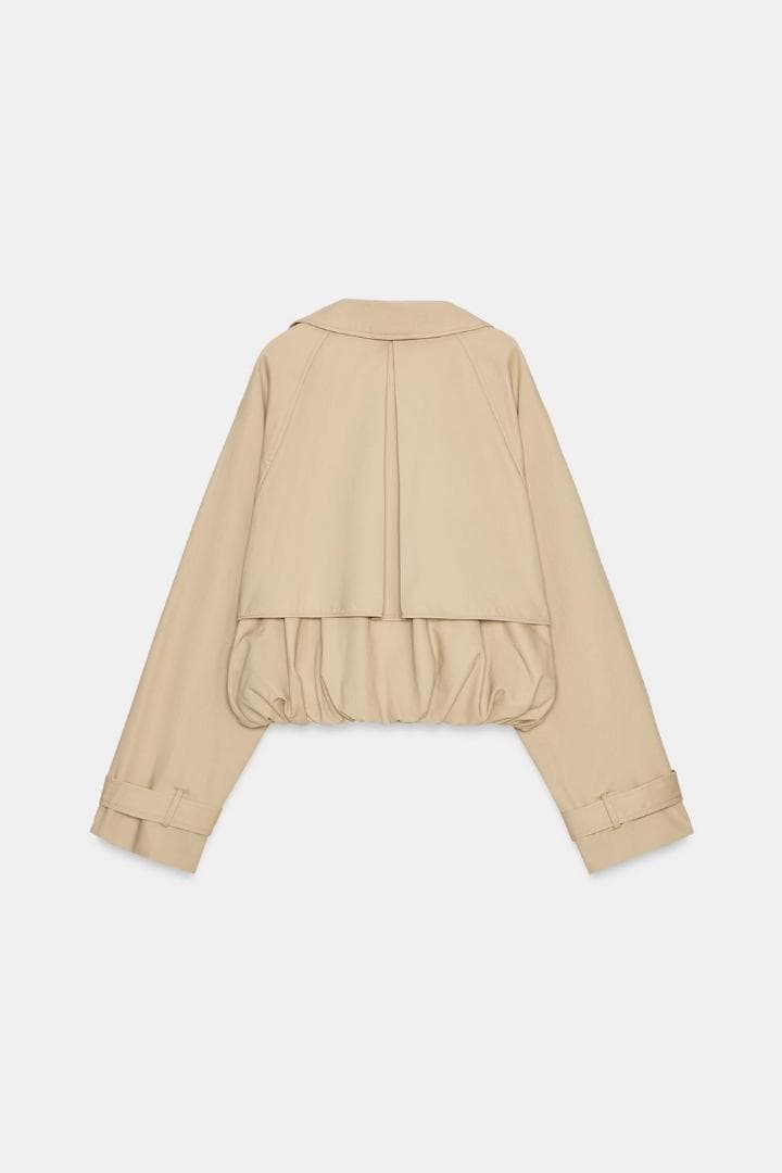 ZARA ショートバルーントレンチコート Mサイズ