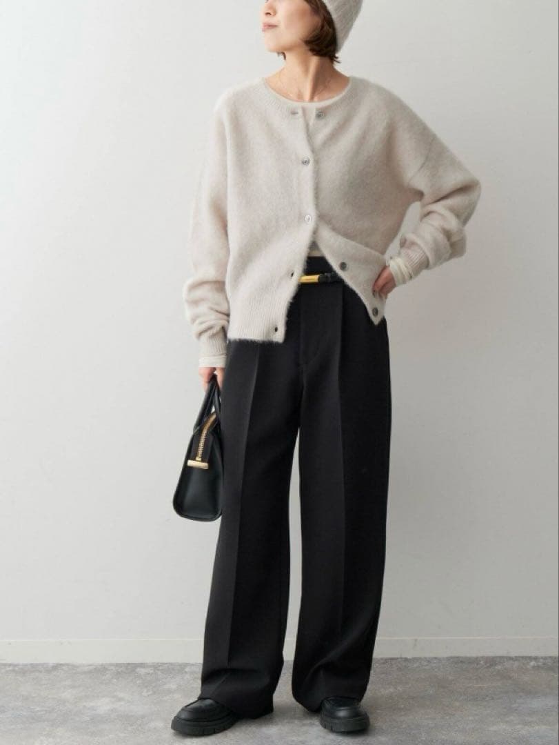 Spick and Span アルパカ2wayカーディガン