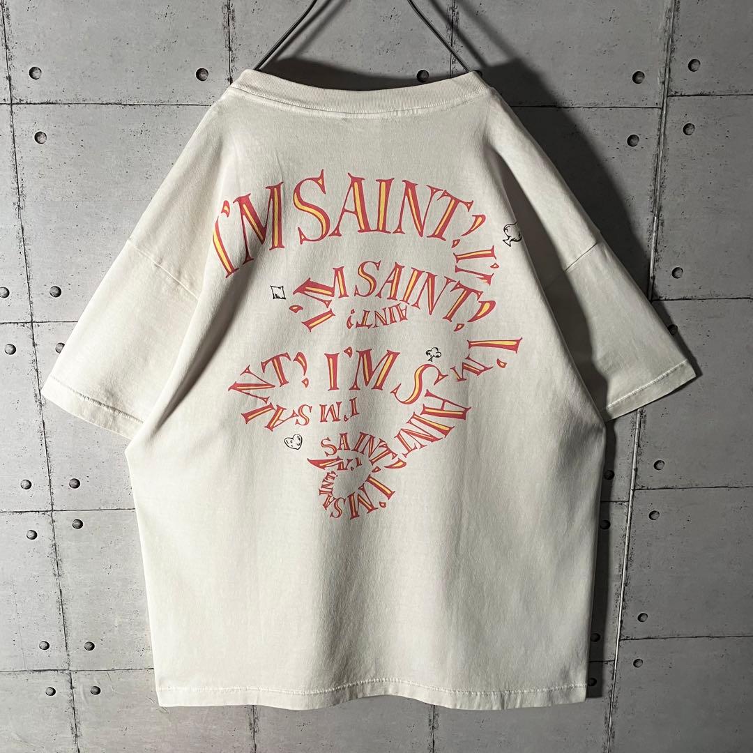 入手困難 ☆ セントマイケル マッドハッター ビンテージ加工 Tシャツ L