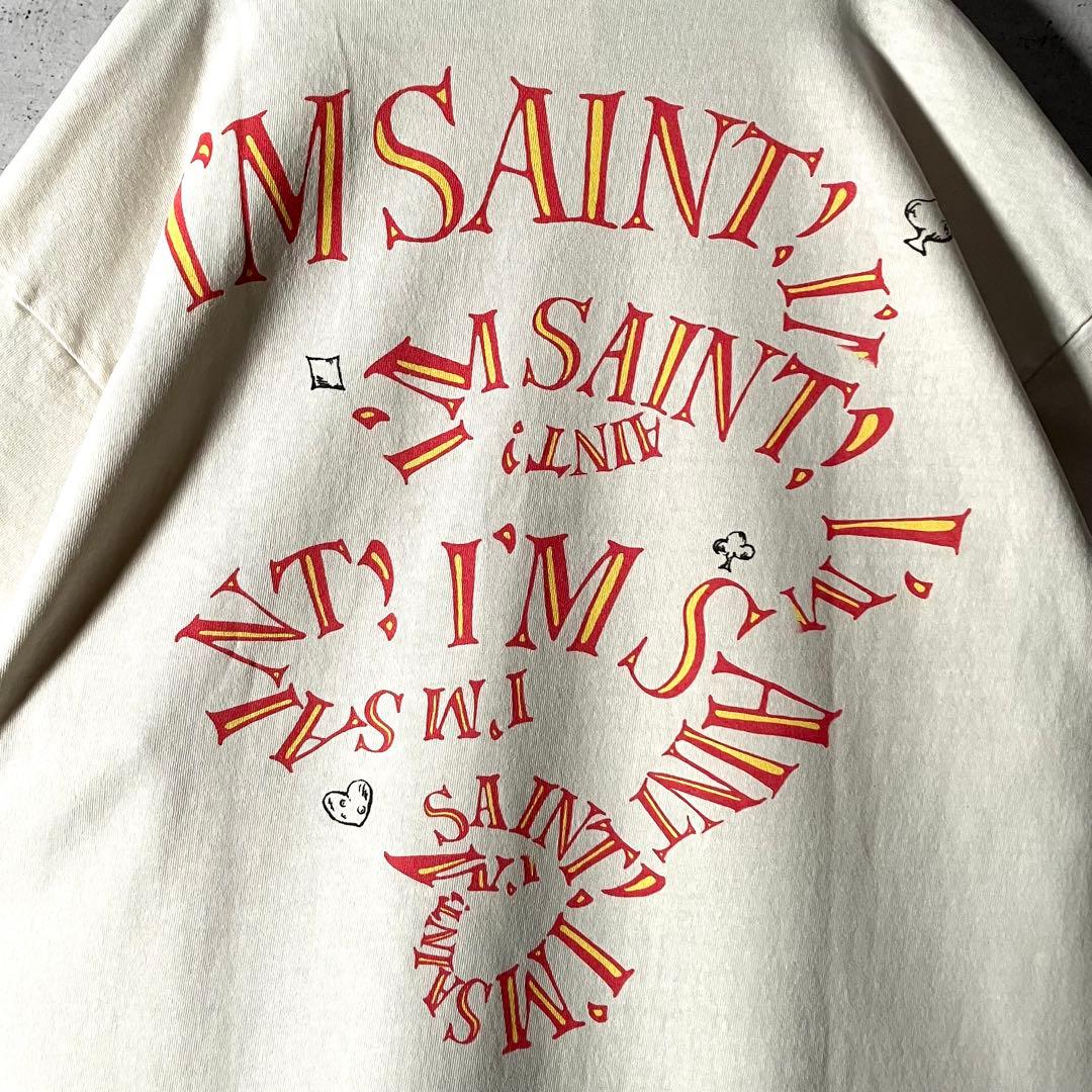 入手困難 ☆ セントマイケル マッドハッター ビンテージ加工 Tシャツ L