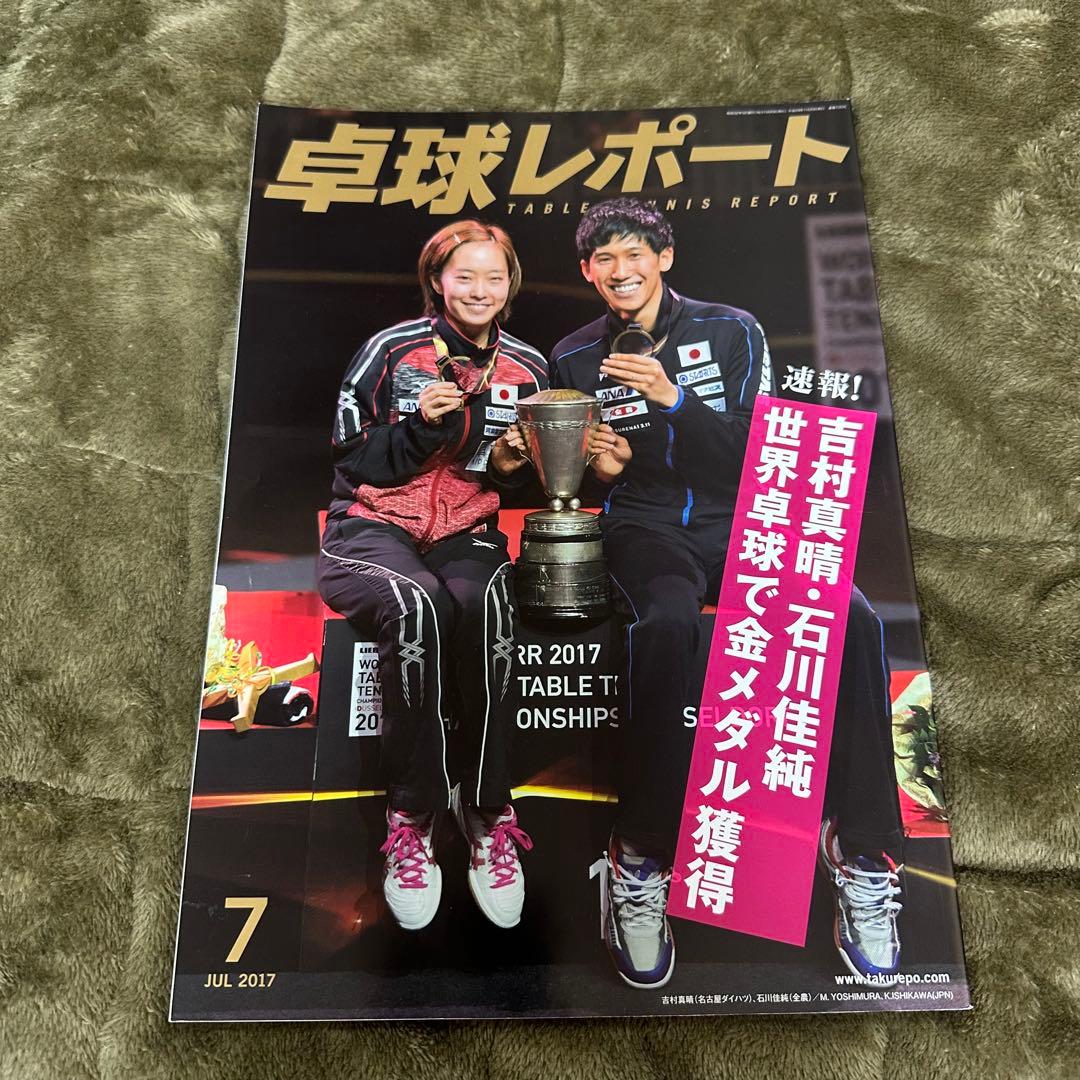 卓球レポート2017年1月、2月、3月、4月、5月、6月、7月、12月　セット