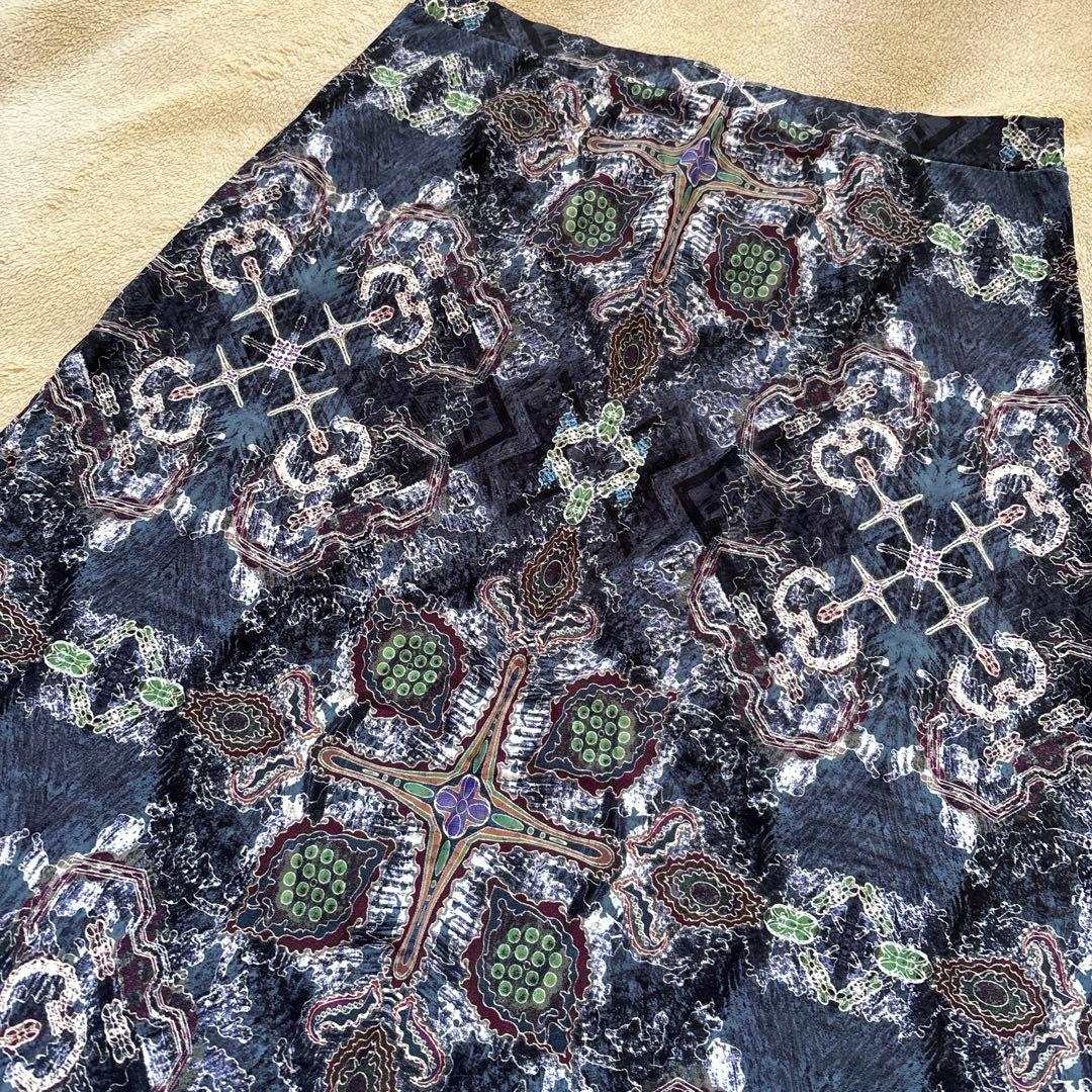 【美品】イッセイミヤケロングフレアスカート