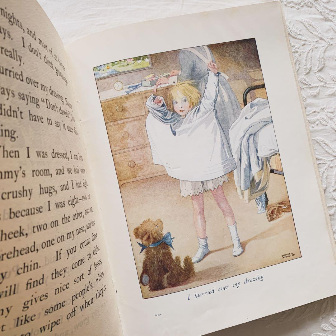 ꙳⋆ビンテージ児童書 ❀ 洋書 お人形たちとのお誕生日 ヴィンテージ 絵本 古書