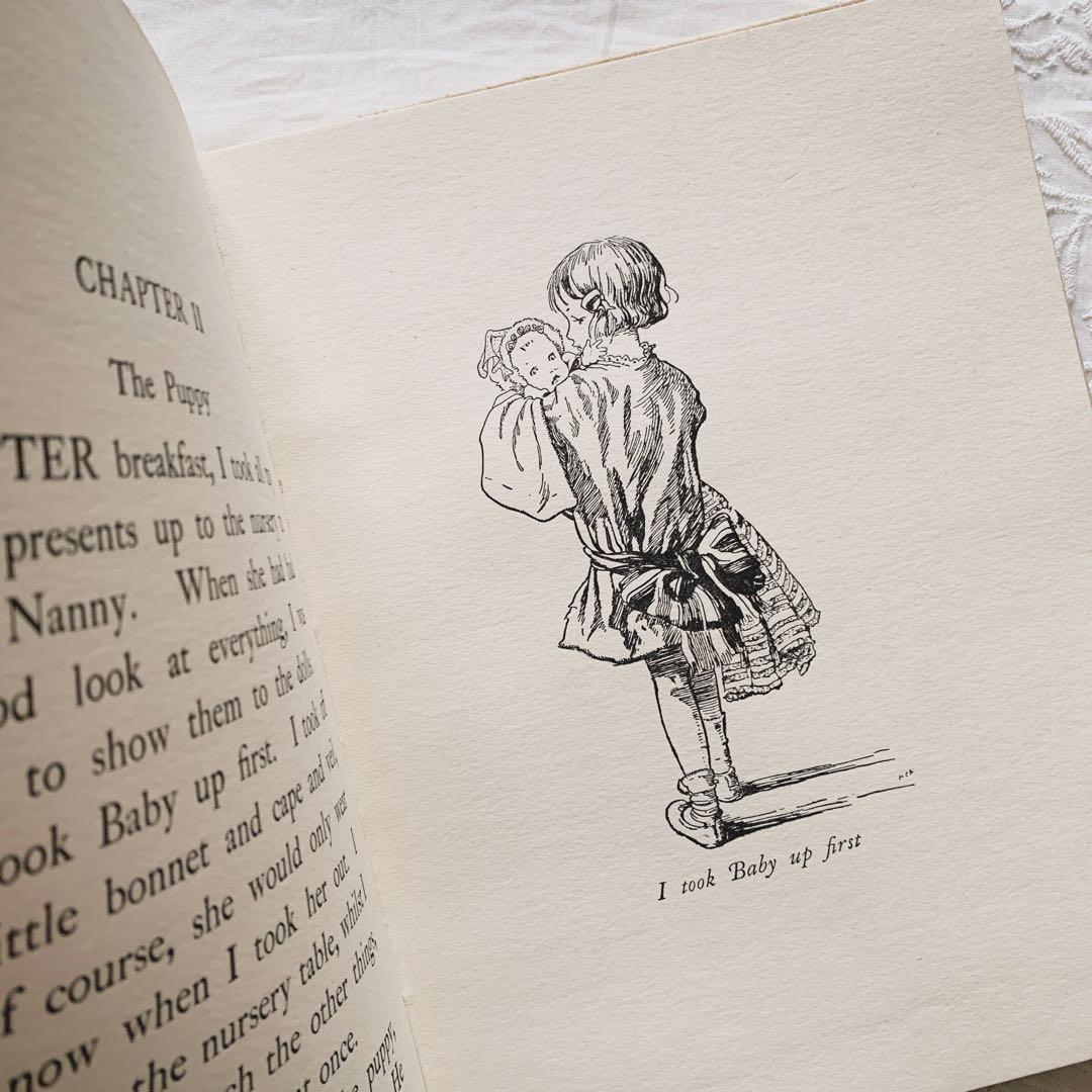 ꙳⋆ビンテージ児童書 ❀ 洋書 お人形たちとのお誕生日 ヴィンテージ 絵本 古書