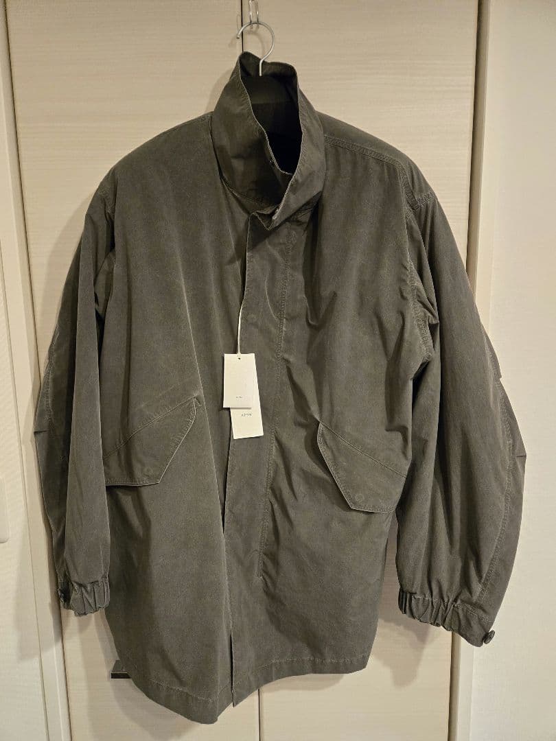 ジャケット・アウター ATON PIGMENT AIR WEATHER SHORT MODS COAT