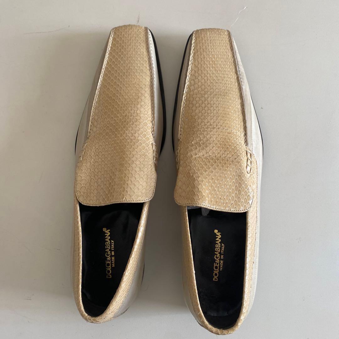 day1jpDOLCE.&GABBANA 正規新品パイゾンレザースリッポン