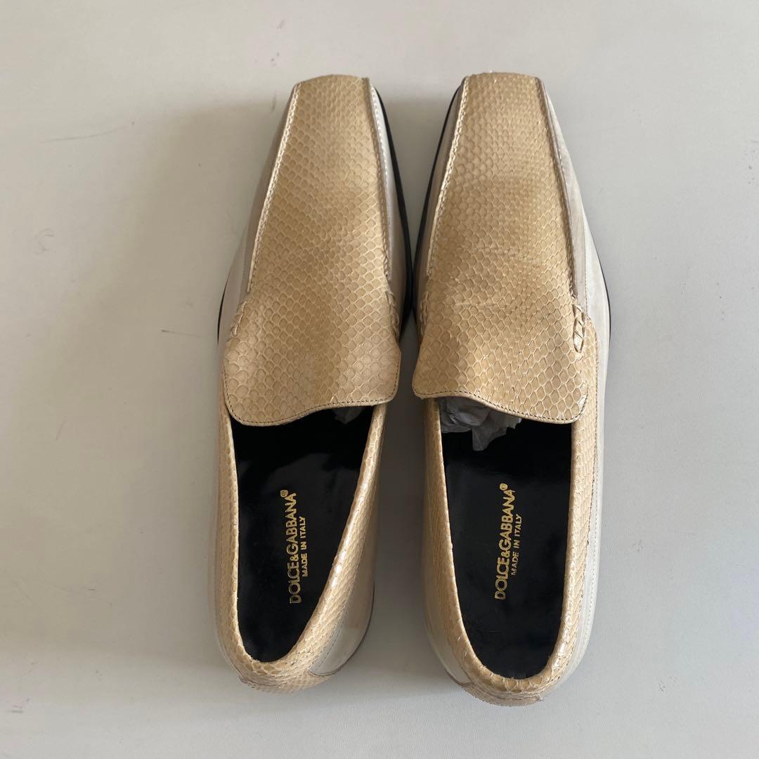 day1jpDOLCE.&GABBANA 正規新品パイゾンレザースリッポン