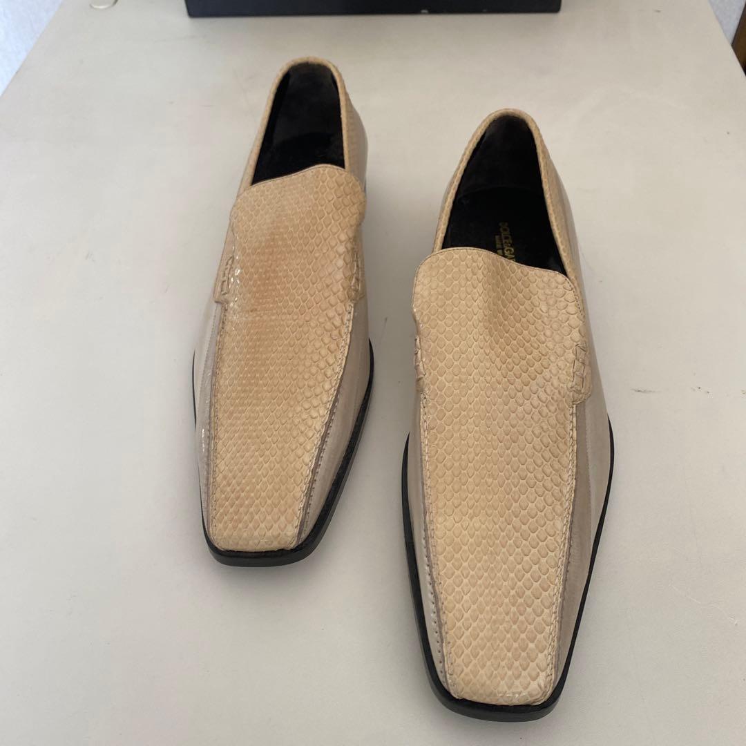 day1jpDOLCE.&GABBANA 正規新品パイゾンレザースリッポン