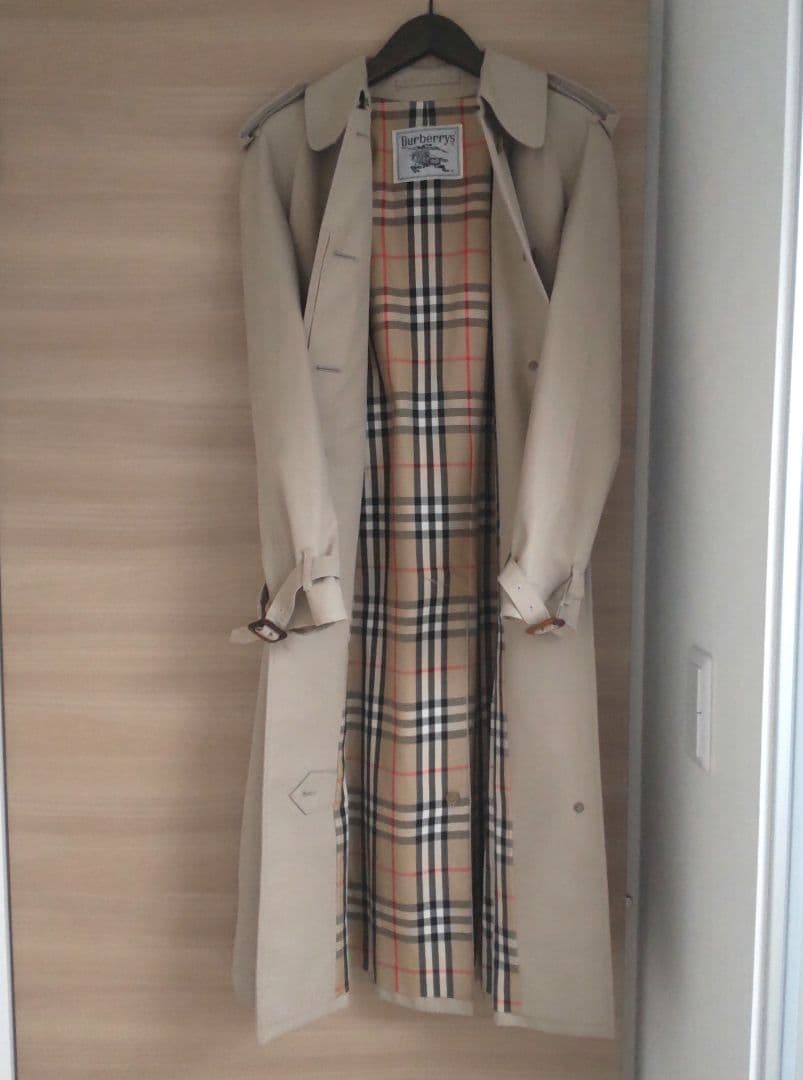 美品☆BURBERRY　トレンチコート　ステンカラーコート