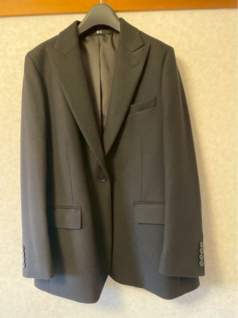 ★完売品★UNIQLO ツイードテーラードジャケット XL ブラック　新品未使用