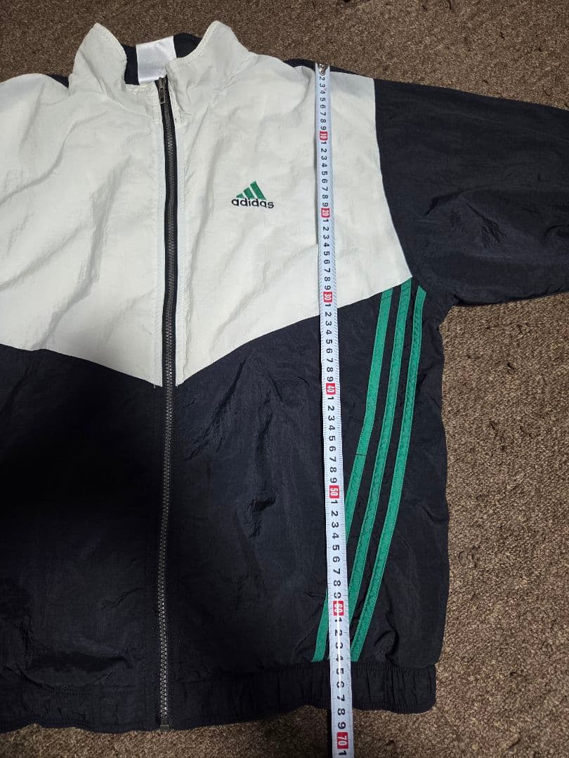 90s adidas ナイロンジャケット 万国旗タグ 常田大希 ビッグシルエット